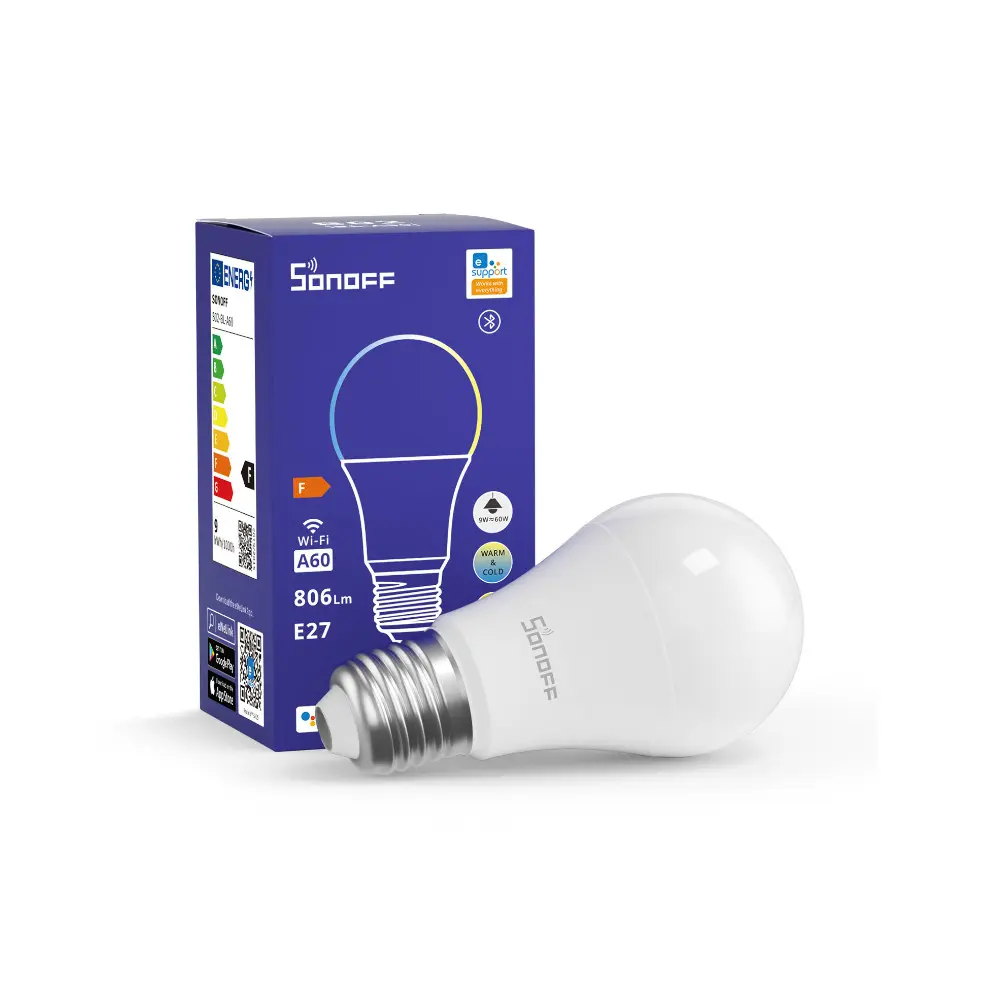 SONOFF Smart WiFi LED Bulb Warm To Cool White E27 MUther