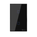 SONOFF Smart Light Switch Black 2CH Wi-Fi and RF