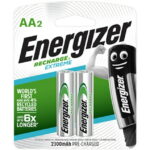 Energizer Rechargeble AA 2300mah 2 pack