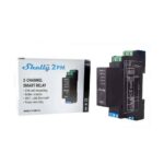Shelly Smart WiFi Relay with Power Monitoring, 2 channel, 16A, DIN rail