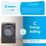 Candy Smart Pro 8kg Condenser Tumble Dryer | Anthracite | CSO C8TRER-ZA - Image 2