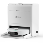 EZVIZ RS2 Robo vac in docking station angle view