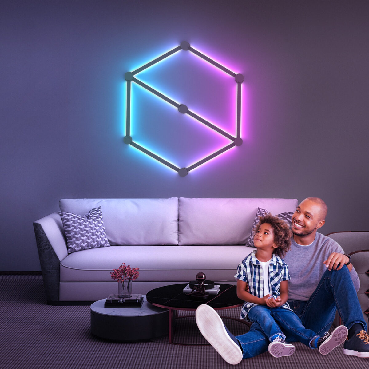 Smart undercounter and wall lights