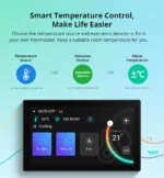 Sonoff NS-Panel Pro 120 smart home touchscreen control panel with built-in Zigbee hub for device automation and live camera monitoring