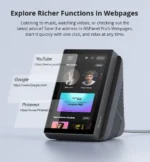 Sonoff NS-Panel Pro 120 smart home touchscreen control panel with built-in Zigbee hub for device automation and live camera monitoring