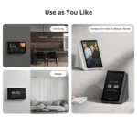 Sonoff NS-Panel Pro 120 smart home touchscreen control panel with built-in Zigbee hub for device automation and live camera monitoring