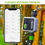 1 Zone irrigation system in garden with phone