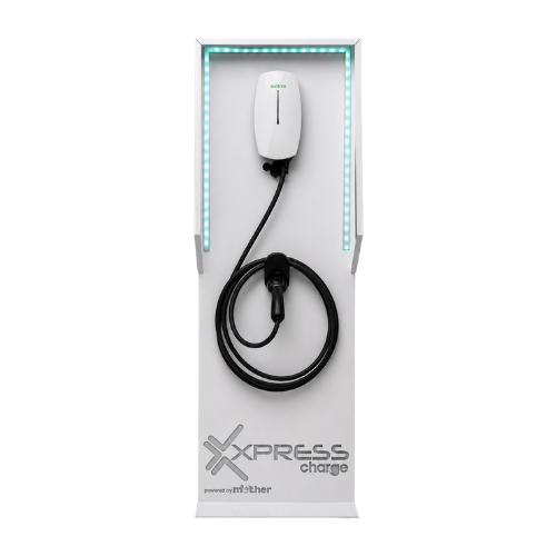 XPress Charge Station AC electric vehicle charger 7kW 22kW front view