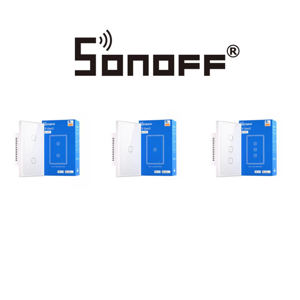 SONOFF T6 Smart Light Switch available in 1CH 2CH and 3CH