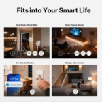 Sonoff 4 Button Scene Controller used in a living room smart home setup