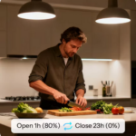 SONOFF MINI Extreme Matter WiFi dimmer switch used in smart home lighting automation