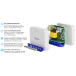 SONOFF MINI Extreme Matter dimmer switch compact design for installation behind wall switches