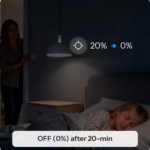 SONOFF MINI Extreme Matter WiFi dimmer switch used in smart home lighting automation