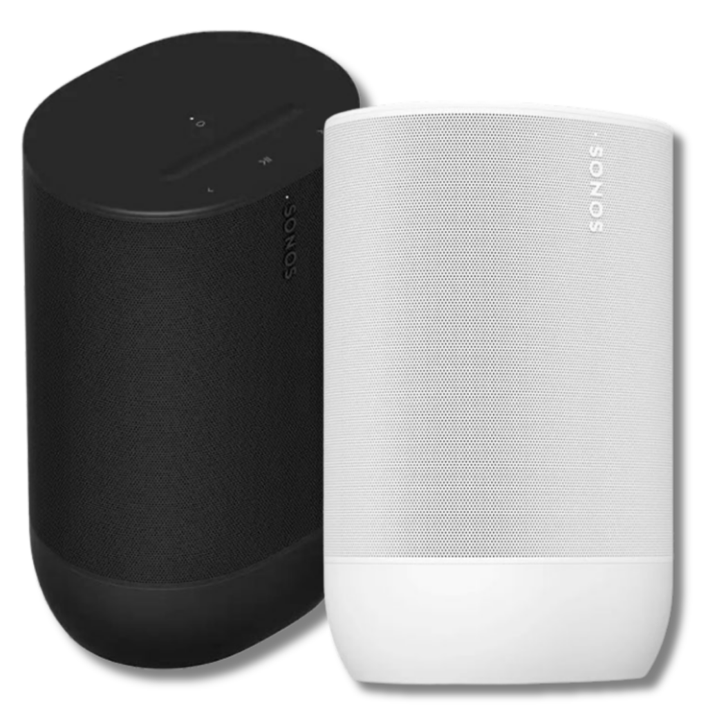 Sonos Move 2 wireless smart portable speaker white black