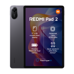 Xiaomi Redmi Pad 2 grey tablet front and back 11 inch display 128GB WiFi