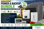 14.34kWh Solar Bundle | 12 Panels + Dyness + Luxpower