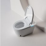E-Leaf E5E intelligent toilet open seat bidet functionality