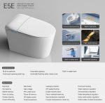E-Leaf E5E intelligent toilet dimensions features modern bathroom