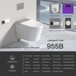 intelligent toilet 955B smart toilet UV sterilisation parent child seat