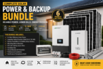 14.34kWh Solar Bundle | 6 Panels + Dyness + Luxpower