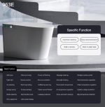 SmartSense 963E CE intelligent toilet features automatic opening aroma water tank