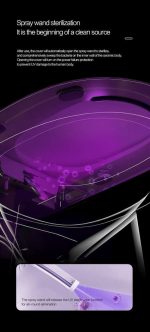 SmartSense 963E CE intelligent toilet UV spray wand sterilisation