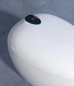 Intelligent Toilet 964 control panel LED display close up