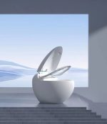 Intelligent Toilet 964 open seat bidet smart toilet