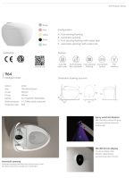 Intelligent Toilet 964 specifications dimensions features
