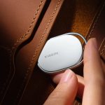 Xiaomi Bluetooth smart tracker attached to keys and bag