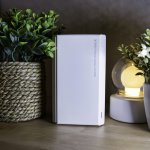 Modern Xiaomi Mesh System AC1200 units in a contemporary home
