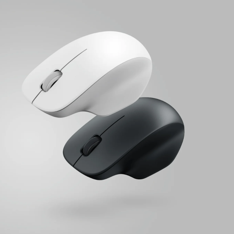 Xiaomi Comfort Edition Wireless Mouse in White and Black