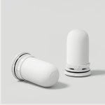 Compact Xiaomi Faucet Purifier Filter installed on a tap