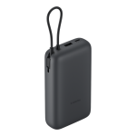Xiaomi Power Bank 20000mAh (Integrated Cable) – Dark Grey - Image 2