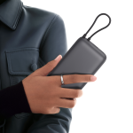 Compact Xiaomi 20000mAh Power Bank in Dark Grey