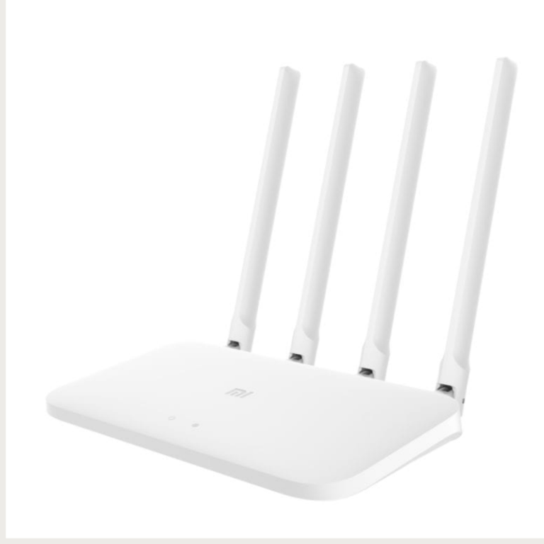 Xiaomi Wireless Router 4A supporting 2.4GHz and 5GHz Wi-Fi