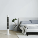 Low-noise Xiaomi Smart Tower Fan 2 for bedroom use