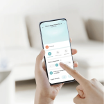Xiaomi Smart Tower Fan 2 controlled with the Xiaomi Home app