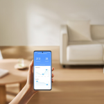 Xiaomi humidity monitor displaying indoor humidity levels