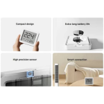 Xiaomi Smart Temperature and Humidity Monitor connected to Xiaomi Home app