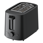 Xiaomi Dual Wide-Slot Toaster in black with two extra-wide slots