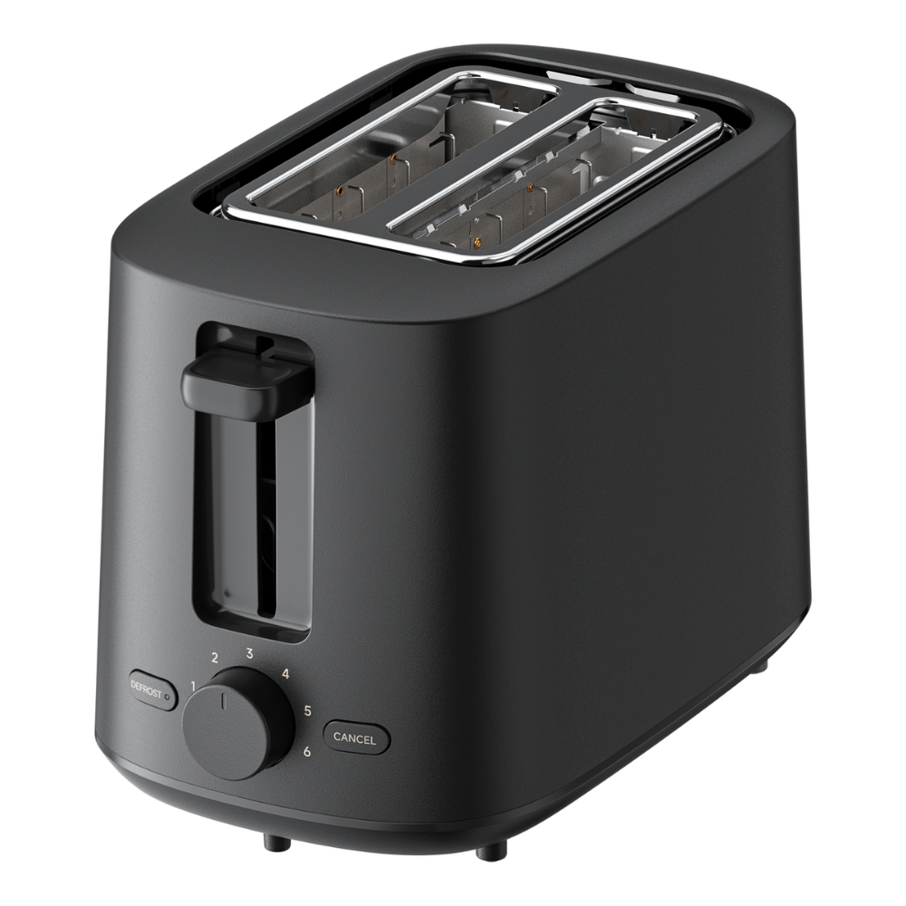 Xiaomi Dual Wide-Slot Toaster in black with two extra-wide slots