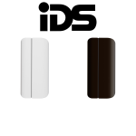 DoorSense Vibe wireless door contact in white and brown