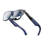 XREAL 1S AR glasses in cobalt blue with wearable Micro-OLED display