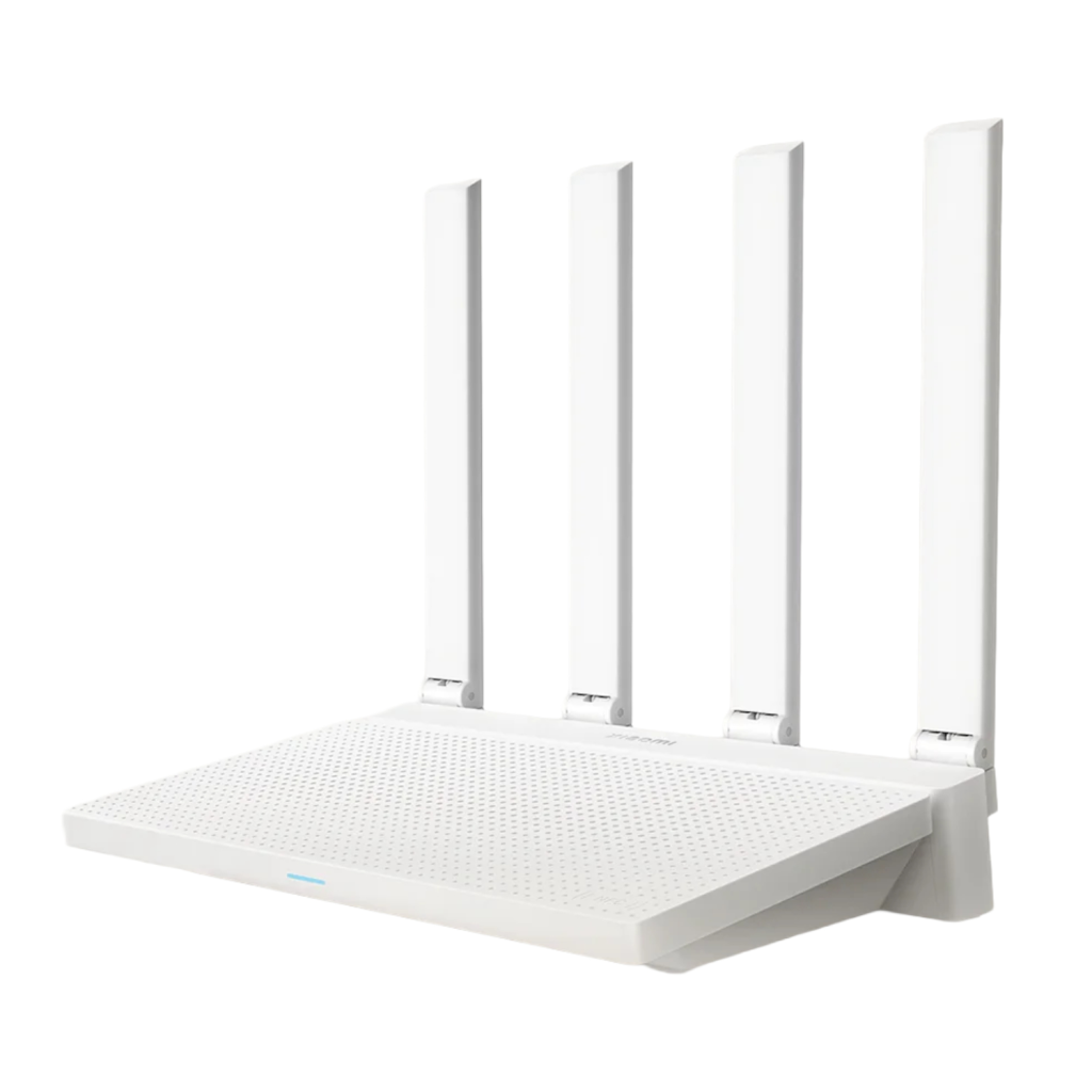 Xiaomi AX3000T Wi-Fi 6 dual-band Gigabit router in white