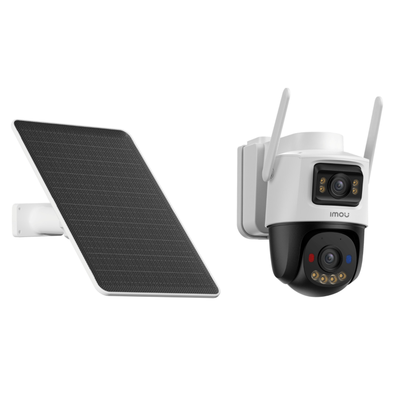 IMOU AOV Dual 5MP+5MP 4G and Wi-Fi battery security camera with 8W solar panel