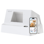 PETKIT Purobot Crystal Duo hooded automatic cat litter box with AI camera
