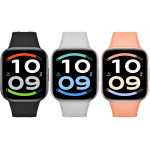 Xiaomi Redmi Watch 6 Active in Midnight Black Matte Silver and Sunset Orange