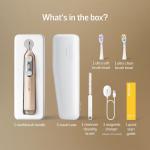 Soocas NEOS II Ultra 3-in-1 Electric Toothbrush with Water Flosser – Champagne Gold & Midnight Blue - Image 12