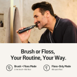 Soocas NEOS II Ultra toothbrush featuring sonic vibrations, 20-degree oscillation and water flossing